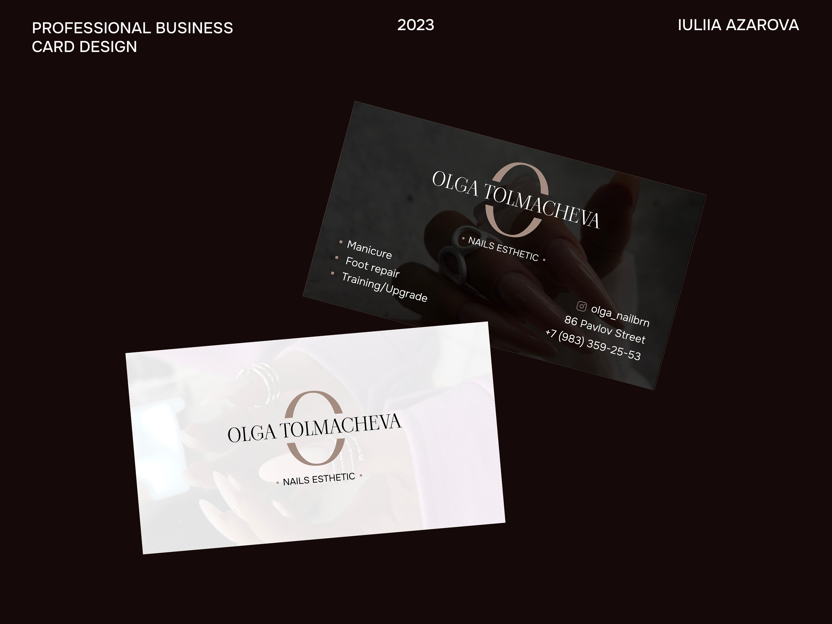 Example of Business Card Design