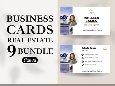 Business Cards Canva Templates branding business business cards canva templates realtor