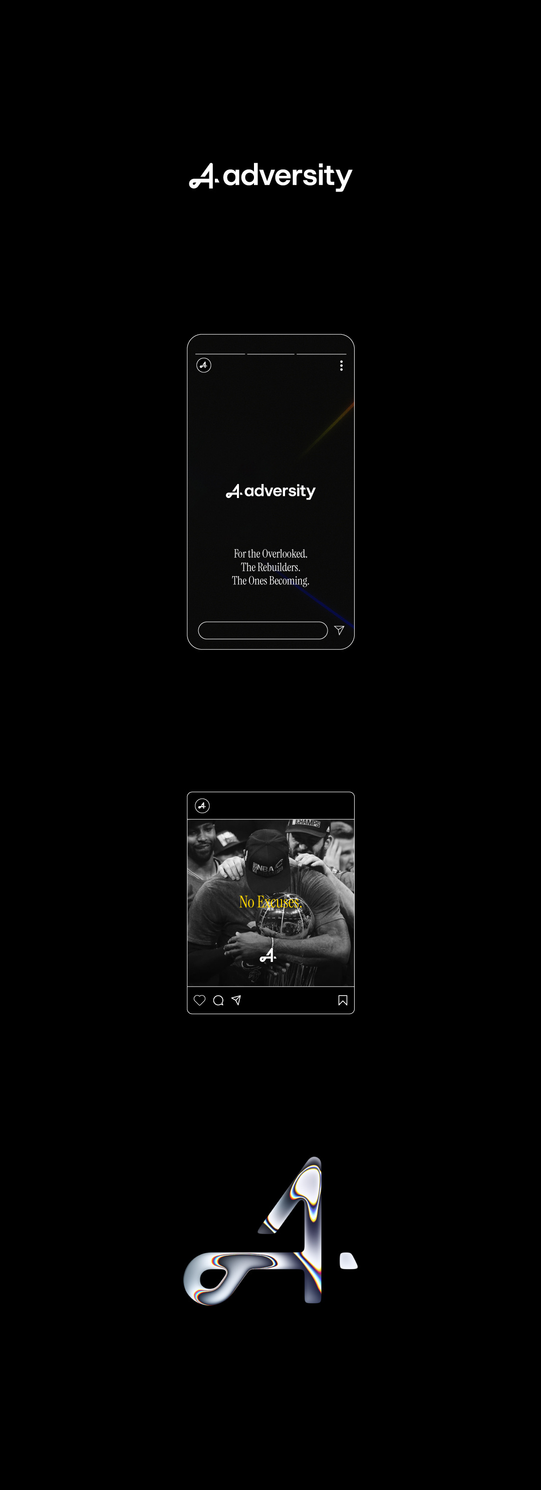 Adversity Logo Design branding clean design illustration logo logotype minimal simple typography