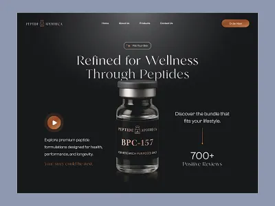 Wellness & Lifestyle Website Design figma fitness landing page web page website wellness