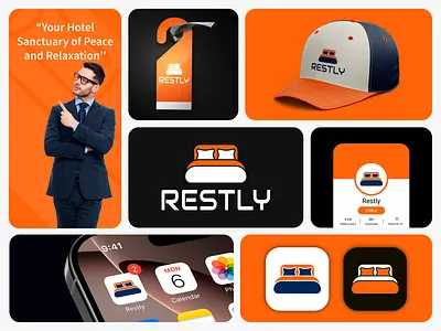 RESTLY – Premium Logo Identity bedding logo bedroom logo business logo clean logo comfort logo company logo creative logo furniture brand logo furniture logo hospitality logo hotel logo interior logo logo branding logo for sale luxury hotel logo minimal logo modern logo design premium logo professional logo design ready made logo