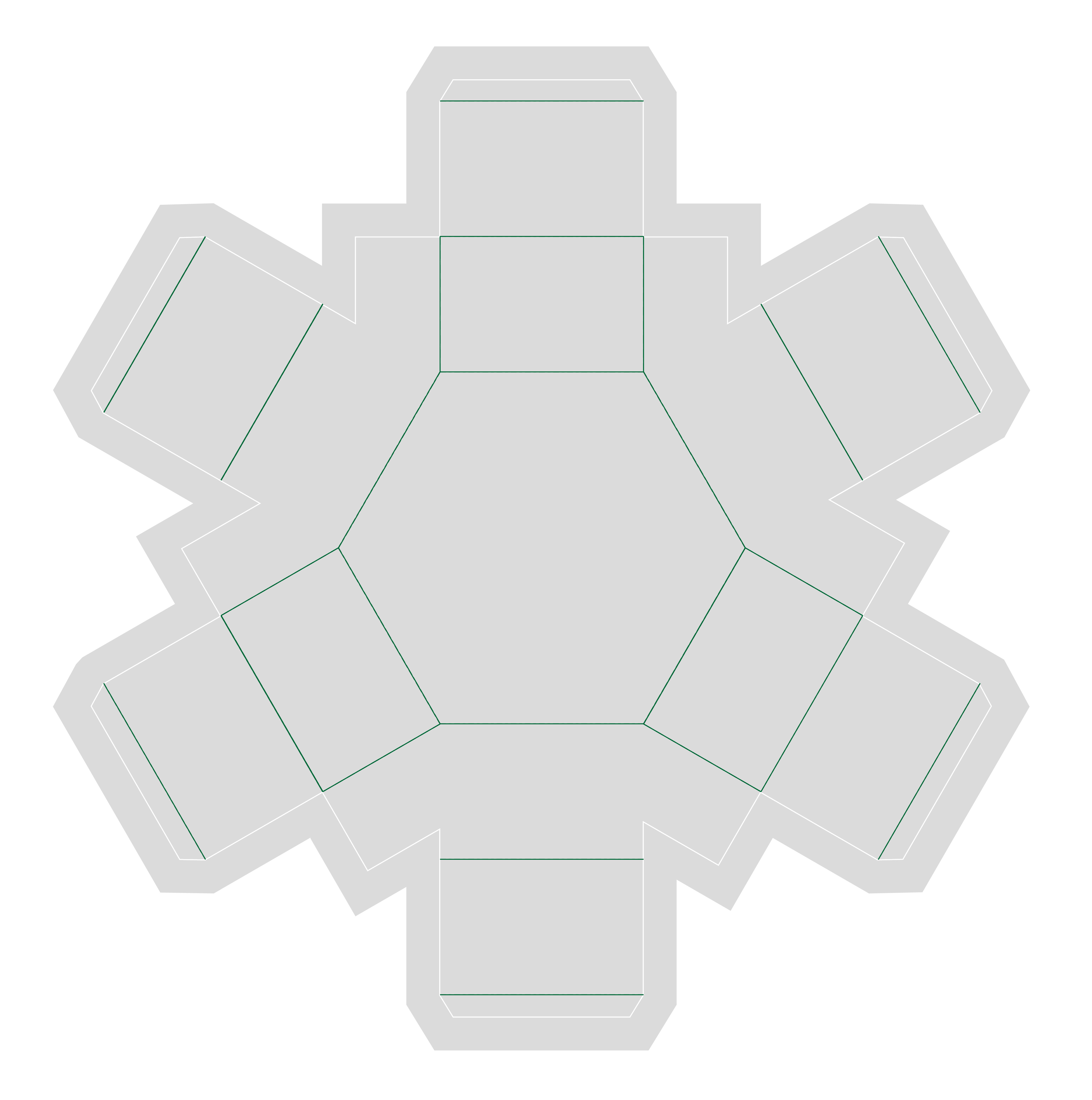 Example of Professional Box Dieline Package Design