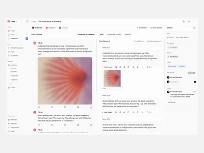 Create post app design product ui ux web app