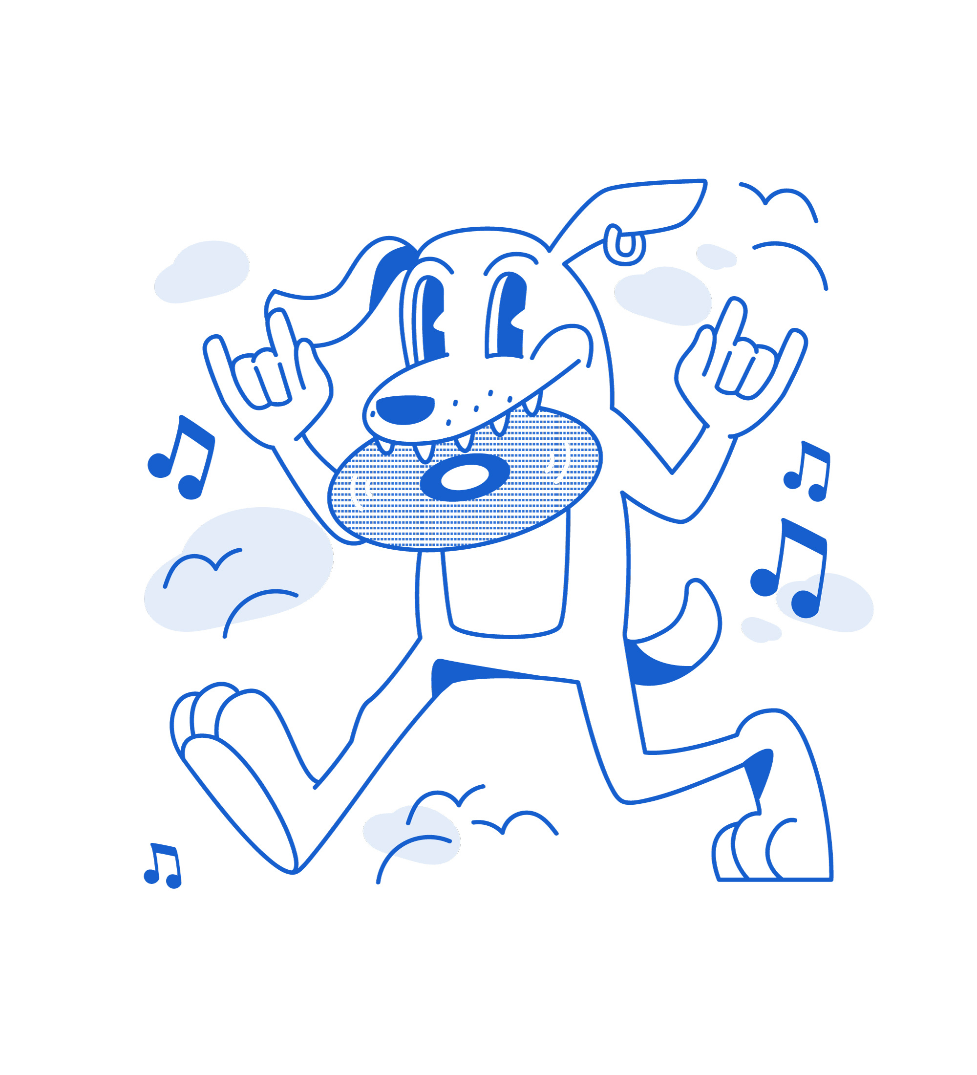 Character design for a music cover 2d artwork character design digital art illustration lineart music cover outline vector