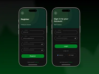Login Design login signup ui