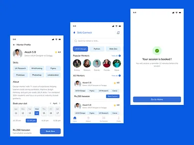 Mentor Booking app branding design graphic design illustration logo typography ui ux vector