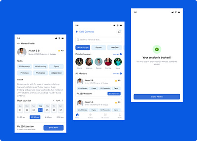 Mentor Booking app branding design graphic design illustration logo typography ui ux vector