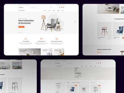 Fairflow - Furniture eCommerce Website Design ecommerce ecommerce website design figma figma design furniture ecommerce mockup ui design ui ux design user interface design ux reserarch web design website design website ui ux design