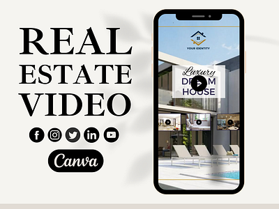 Realtor Video Presentation Canva Template canva presentation real estate template video