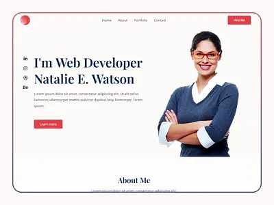 Personal Portfolio Website Design minimal design personal portfolio personal website portfolio site portfolio website website design