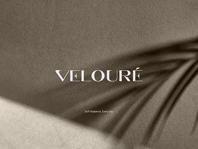 Veloure Cosmetics Logo Design animation branding cosmetics graphic design logo animation logo design logo motion minimal modern motion graphics typography