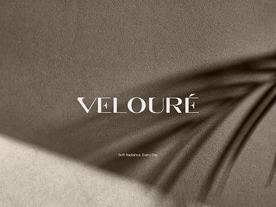 Veloure Cosmetics Logo Design animation branding cosmetics graphic design logo animation logo design logo motion minimal modern motion graphics typography
