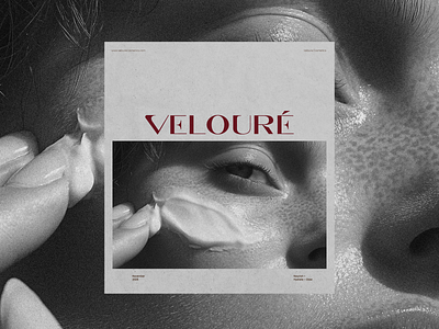 Veloure Skincare Branding Design brand identity branding cosmetics graphic design logo design logotype minimal logo skkincare typography visual identity