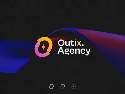 Outix.Agency – Modern Innovative Logo & Brand Mark Design aiagency branding brandmark creativeagency designstudio gradientlogo lettermark logo logodesign minimalistlogo modernlogo monogramlogo techlogo
