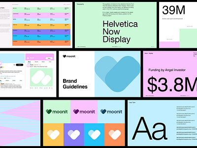 Logo Design - Brand Guideline brand design brand guilde brandguideline branding branding agency chatting colourful design dating app dating app branding lettering logo logo designer logo type minimal premium branding social app social media style guide typography