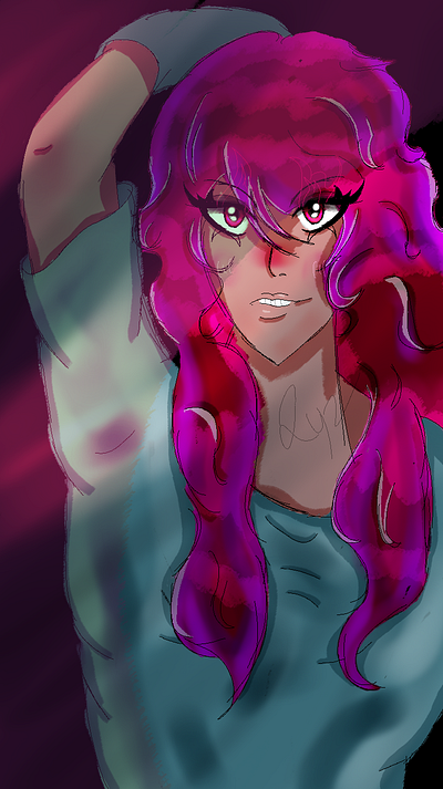 OC - Getting Ready design digitalart illustration oc