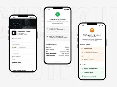 Checkout Outfox app checkout infoproduct mobile first payment product design uidesign website