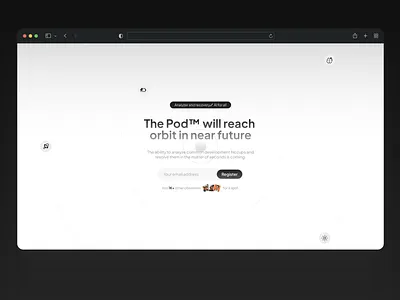 waito: waitlist page design branding clean clear dark design figma illustration join landing page light logo saas subscription ui ux wait waitlist web design