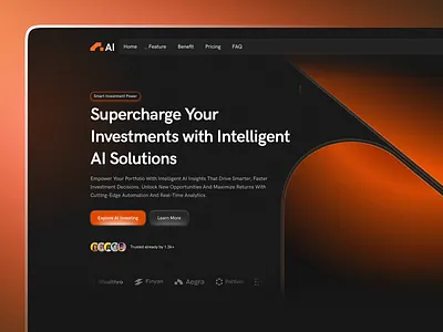ASET - Web Design ai landing page ai website blockchain crypto crypto exchange dark mode design fintech futuristic futuristic ui landing page modern ui saas ui ui design web design web3 website