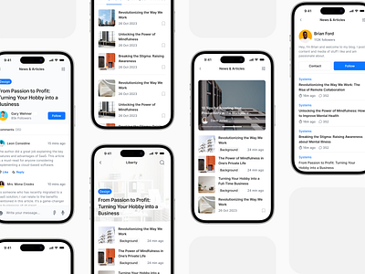 News & Articles - Mobile Application Design android app application clean design ios layout mobile responsive ui user interface ux