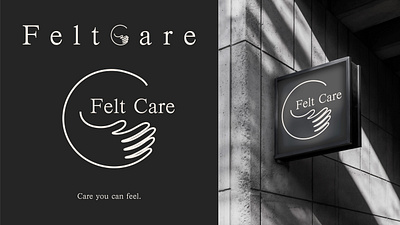 Felt Care — Minimal Logo & Brand Identity Concept brand concept brand identity branding caregiving clean identity concept logo elegant logo gentle design health services home care illustrator logo design minimal logo minimalist branding modern identity monochrome design soft branding typography logo vector logo wellness branding