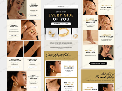 Email Design for Jewelry and Accessories Brands branding email email design email marketing email template newsletter newsletter design