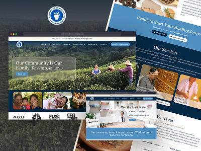 Eastern Medicine Center - New Website Design & Build uiux web development website design