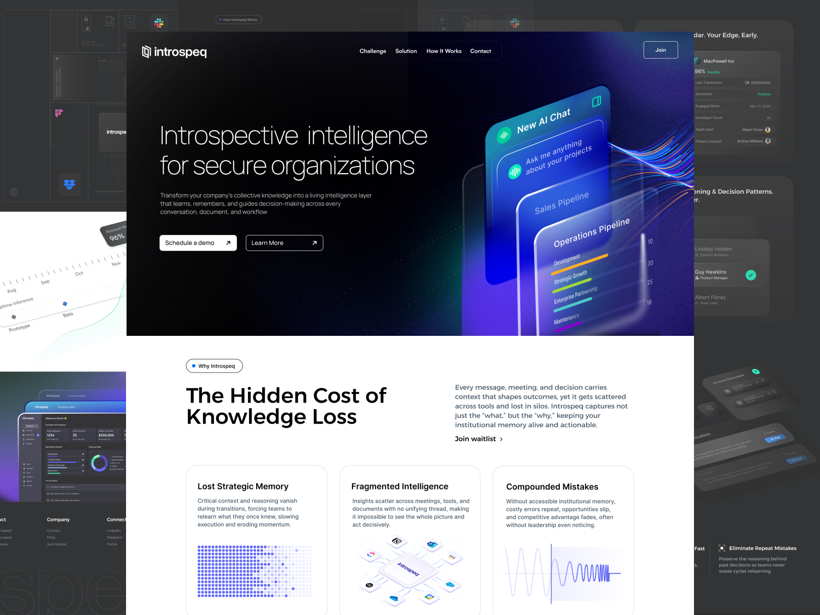 Example of Introspective Intelligence Website Design