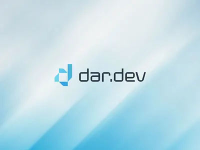 Geometric Logo & Brand Identity for Dar.Dev LLC app brand identity branding business design geometric graphic design innovation logo logo design minimalist modern professional software startup tech typography visual identity web