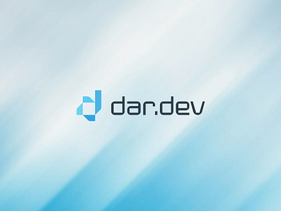 Geometric Logo & Brand Identity for Dar.Dev LLC app brand identity branding business design geometric graphic design innovation logo logo design minimalist modern professional software startup tech typography visual identity web