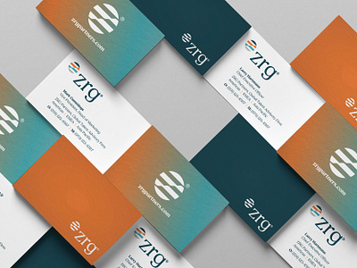 ZRG Brand Identity Development brand identity branding business cards design logo marketing collateral print stationary