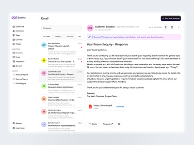 AI Email Writer For Email Marketers & Sales ai ai email writer ai writer copy copy writer copy writing dashboard email writing product design saas saas product