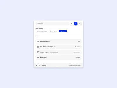 Search Function Component app clean concept design interface minimal product ui ux