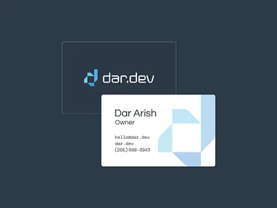 Modern Branded Business Card for Tech Company animation brand identity branding business card corporate creative design developer geometric graphic design icon logo design minimalist modern professional software stationery tech typography visual identity