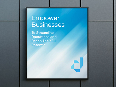 Modern Branded Poster for Software Solutions animation brand identity branding design geometric graphic design innovation layout logo design marketing minimal minimalist modern poster professional software tech typography visual visual identity