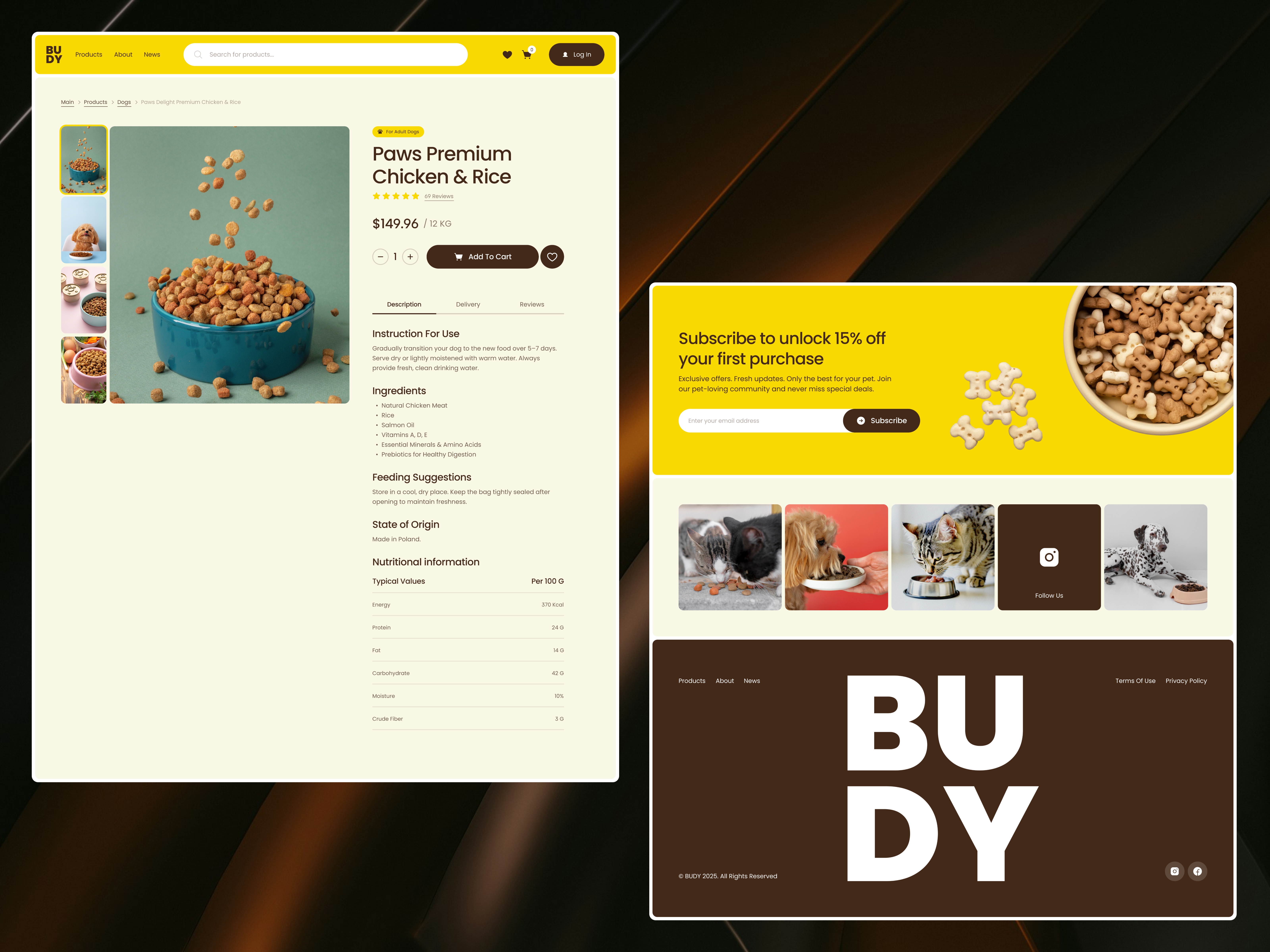 Example of Website Redesign Service