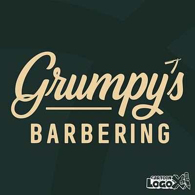 Custom Barbershop Logo & Complete Branding System – CartoonLogoX barber shop branding brand identity branding cartoonlogox dribbble design graphic design lettered logo logo logo design modern brand design