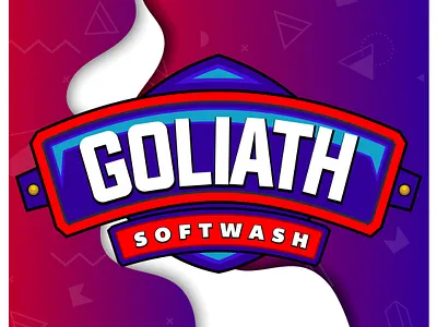 Custom Logo & Full Brand Identity Design for Goliath Soft brandidentity business logo cartoonlogox cleaning logo cleaningbusinesslogo customlogodesign doorhanger exterior washing logo fullbranding logotype mascotlogo postcarddesign pressure washing logo pressure washing logo design pressurewashing printdesign softwash softwash company logo softwash logo vehiclewrap