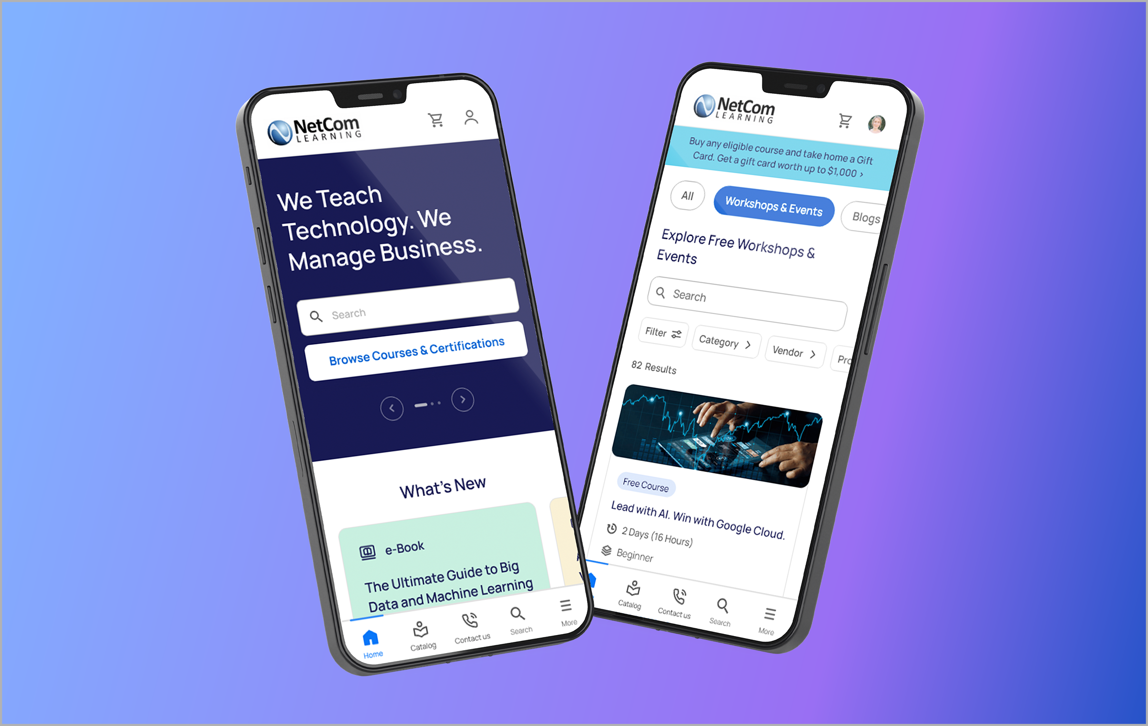 Mobile Experience Revamp for NetCom Learning design system dribbble shots edtech design interaction design interface redesign learning platform mobile mockup mobile redesign mobile ui mobile ux mobile web design modern ui product design prototype design responsive design ui design user experience user interface ux design website redesign