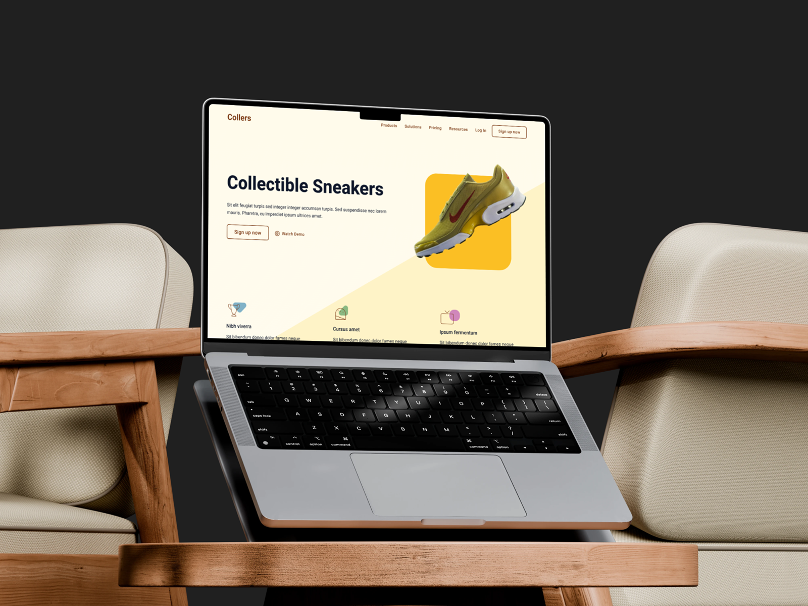 Collers – Collectible Sneaker Store UI app design figma framer landingpage productdesign uiuxdesign websitedesign