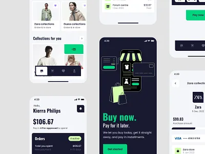 Afterpay mobile app app app design best mobile app design e commerce ecommerce illustration illustration app ios ios app mobile mobile app mobile design shopping store store app top mobile app ui ux