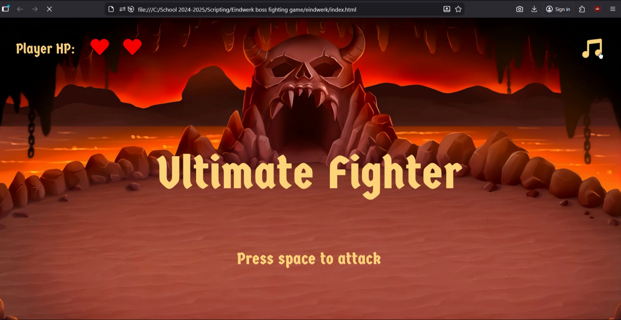 Browser game: Ultimate Fighter