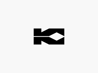 KC logo modern monogram simple