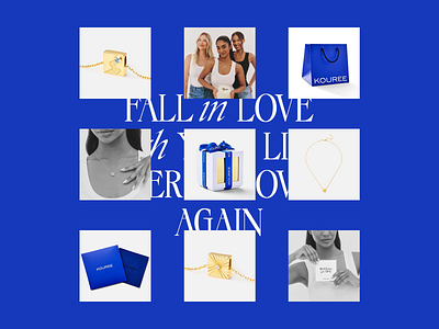 KOUREE Jewelry Brand Identity animation art direction branding creative direction elegant fashion graphic design jewelry jewelry branding logo logo designer logodesign luxury branding premium premium branding typography visual designer visualidentity