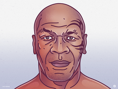 Mike Tyson art artwork design digital illustration graphic design illustration portrait