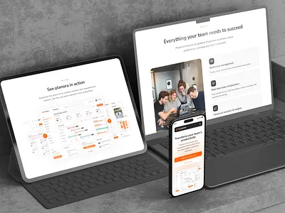 Planora - Smart Task Dashboard (Mockup) branding dashboard design graphic design homescreen illustration logo mobila screen responsive ui ux web design website