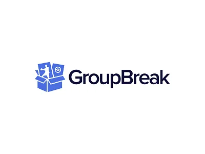 GroupBreak — Sports & Pokémon Card Breaking Logo Design box break branding card breaking collectibles logo community logo design ecommerce logo gaming logo groupbreak icon identity logo logo design pokemon cards sports cards sports logo startup logo streaming logo tcg logo trading cards