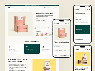 Packaging website. design landing page packaging website ui web web design webdesign website