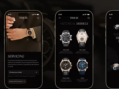 Luxury watch brand website mobile experience design animation branding e commerce e commerce website ecommerce ecommerce landing page ecommerce website design landing page luxury ecommerce luxury watch luxury website mobile website online shop product page shopping watch shop watch website web ui webshop website