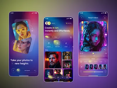 AI Photo Editor Mobile App ai app ai editor ai photo editor ai photo editor mobile app ai tools app app design background remover app image enhancer app ios mobile app mobile ui photo editing app photo editor remove background smartphotoeditor ui uiux ux